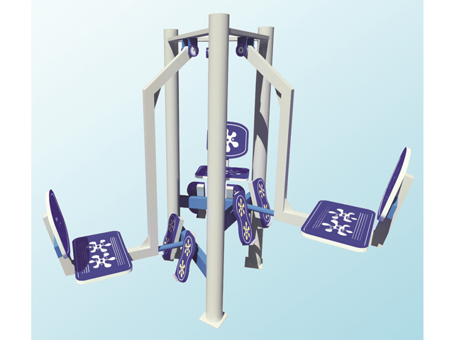Duo Leg Press Outdoor Fitness Equipment