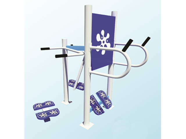 Quad Station Outdoor Fitness Equipment