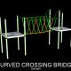 Curved Crossing Bridge