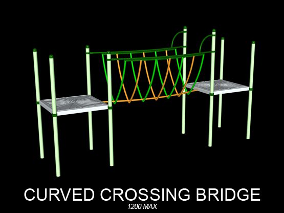 Curved Crossing Bridge