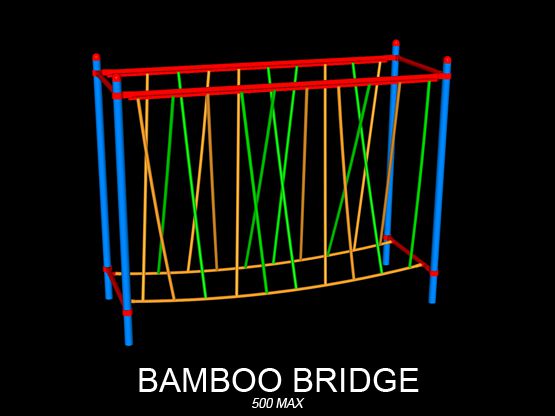 Bamboo Bridge Crossing
