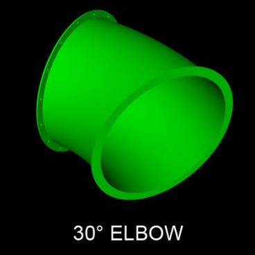 Curved 30 Elbow Tube