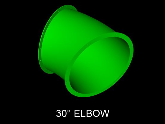 Curved 30 Elbow Tube