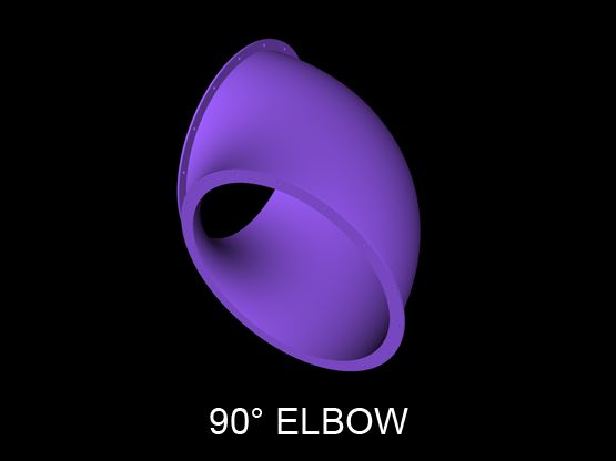 Curved 90 Elbow