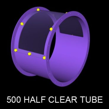 (154) 500 Half Clear Tube