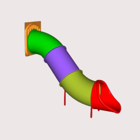 QPlay 1500 Straight Tube Slide