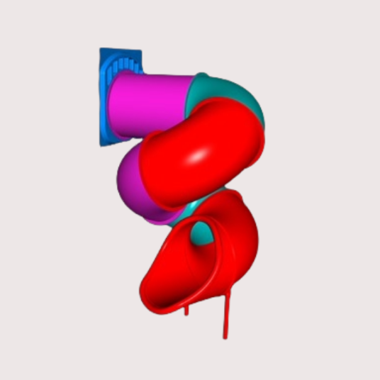 QPlay 1800 Spiral Tube Slide