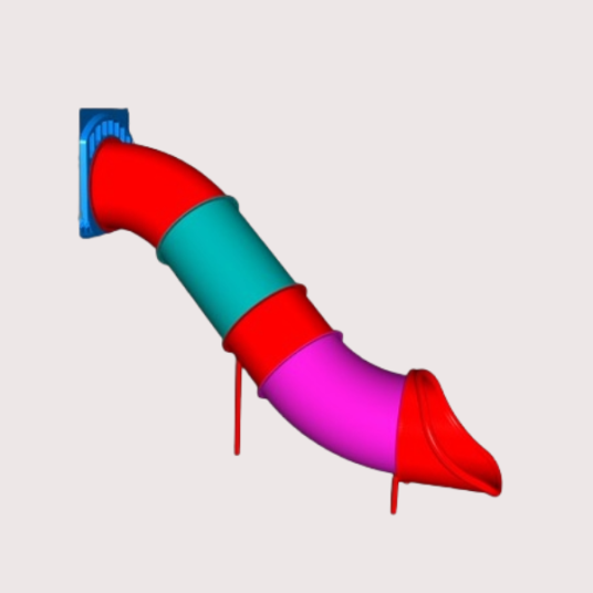 QPlay 1800 Straight Tube Slide