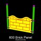 Brick Panel 600