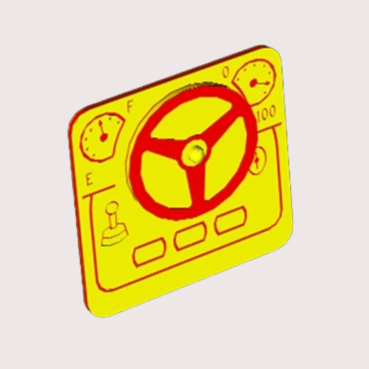 QPlay Roto Steering Wheel Panel